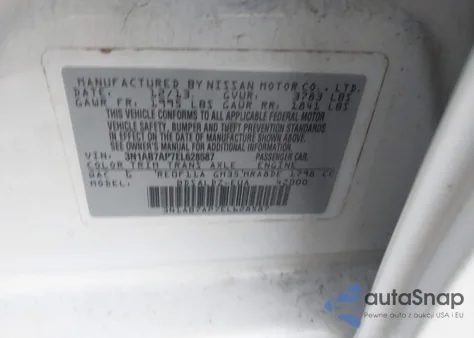 2014 Nissan Sentra Sv from USA, damaged, VIN 3N1AB7AP7EL628587